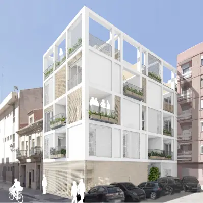 Portada Estudio Linnea - Precertificado Plata - Edificio Residencial Conserva